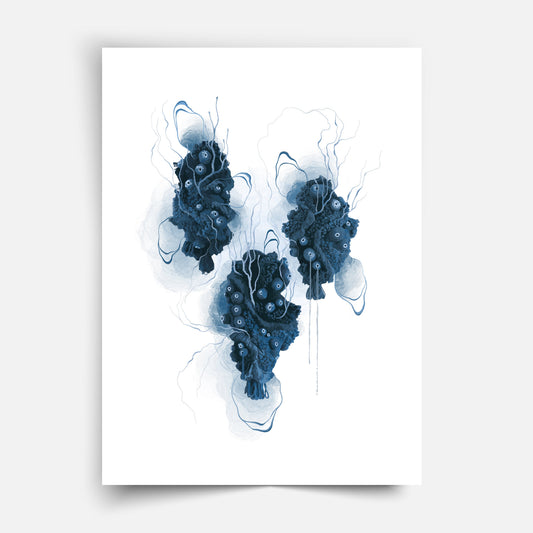 PRINT EDITION 50/50 - BLUE FOREST